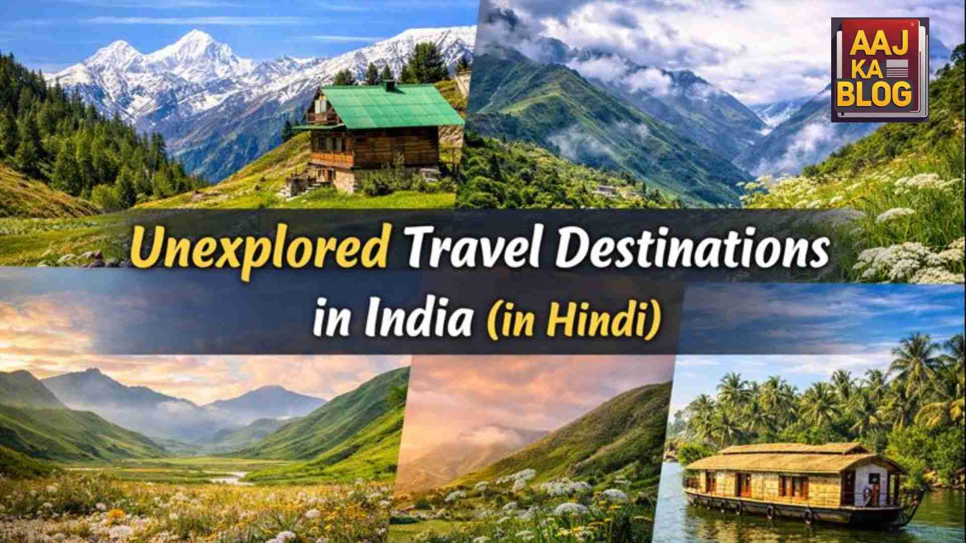 10 Unexplored Travel Destinations in India